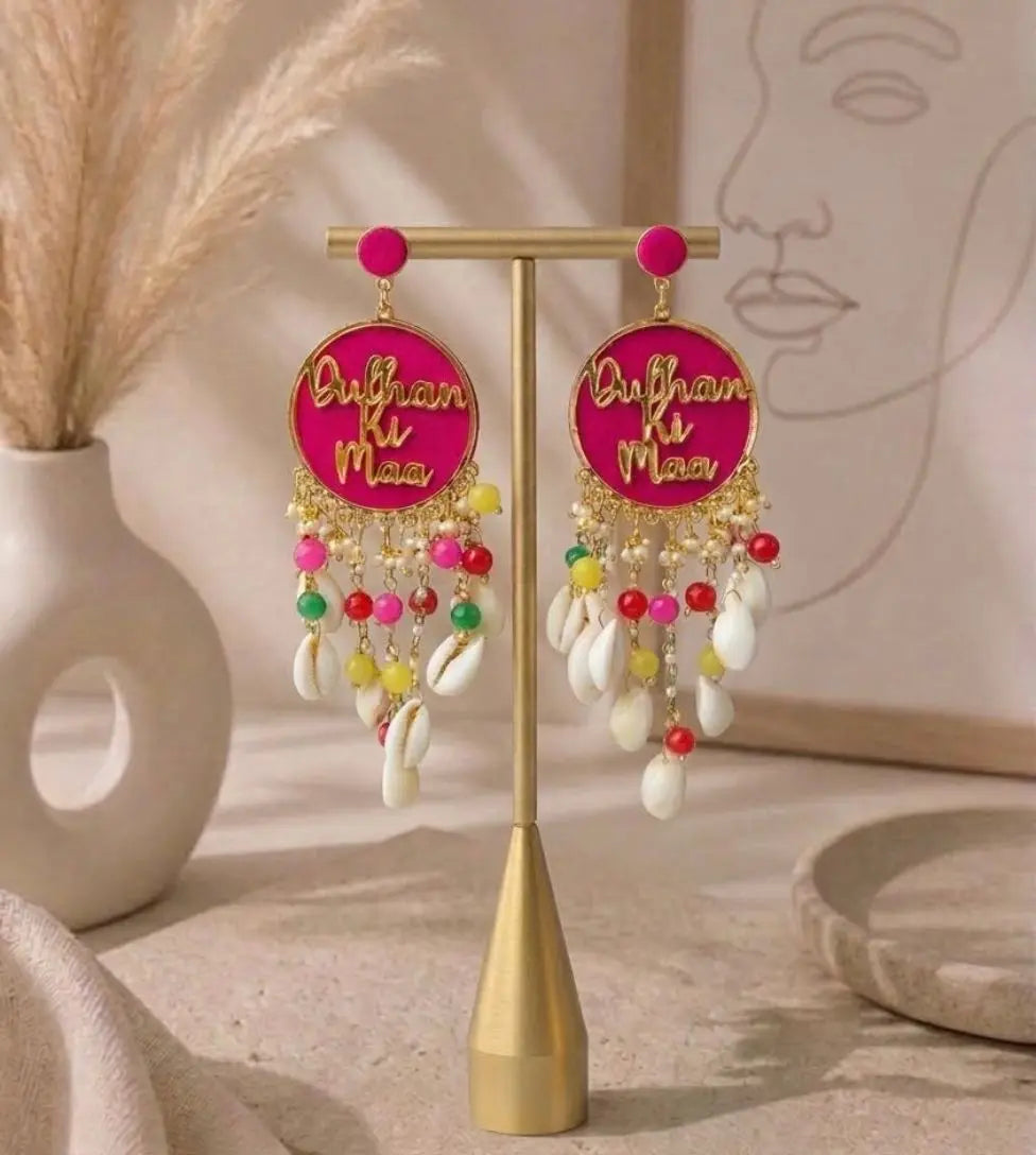 CUSTOMISED EARRINGD WEDDING 1 - BHUA BHABBI DIDI