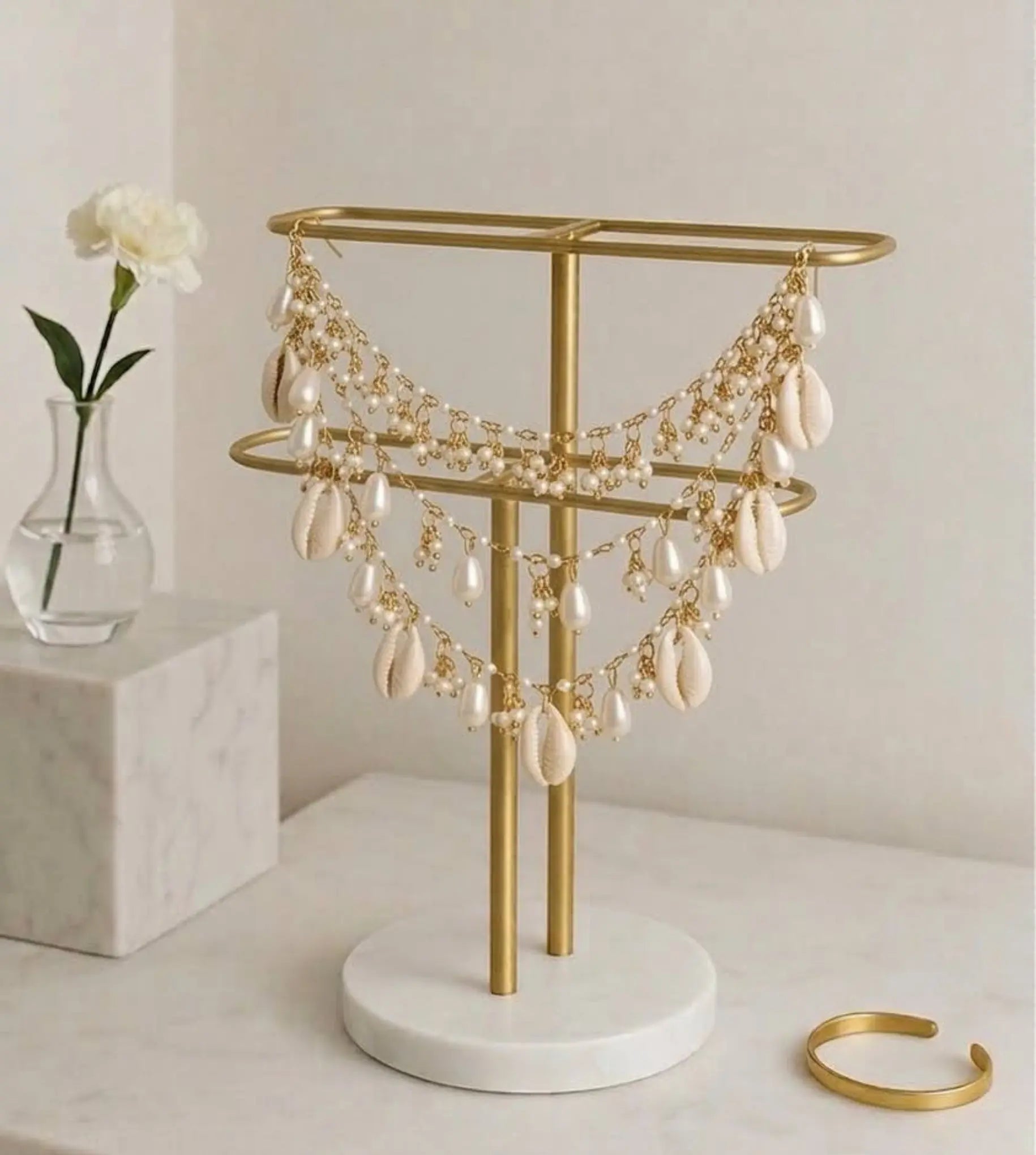 Shell Hair Pin (Drape) Zayra Pearls | The Floral Brides
