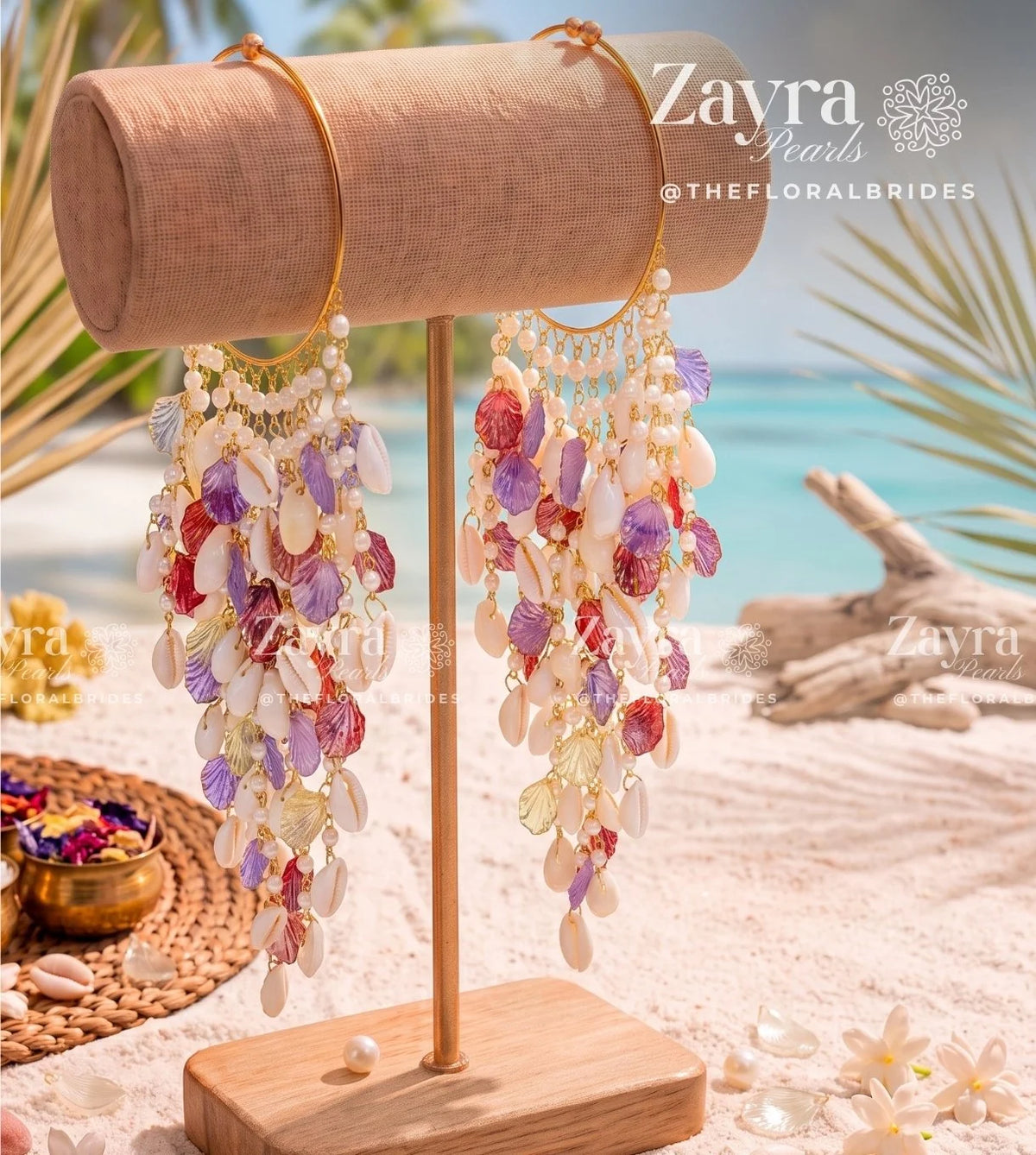 Jamuni Bridal Haldi Mehndi Kaleere Carnival Edition – Shine Specials Zayra Pearls | The Floral Brides